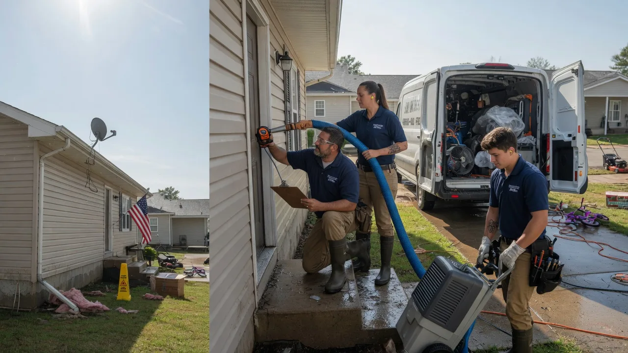 Ceiling Water Damage Restoration in Ghent, MN near me